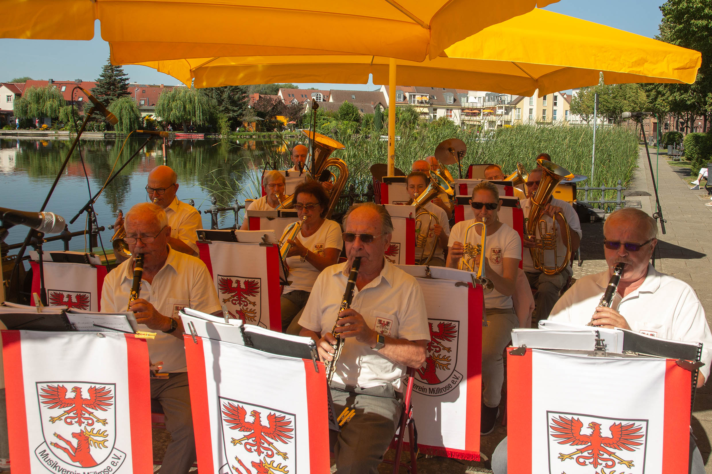 Müllroser Musikverein beim traditionellen 