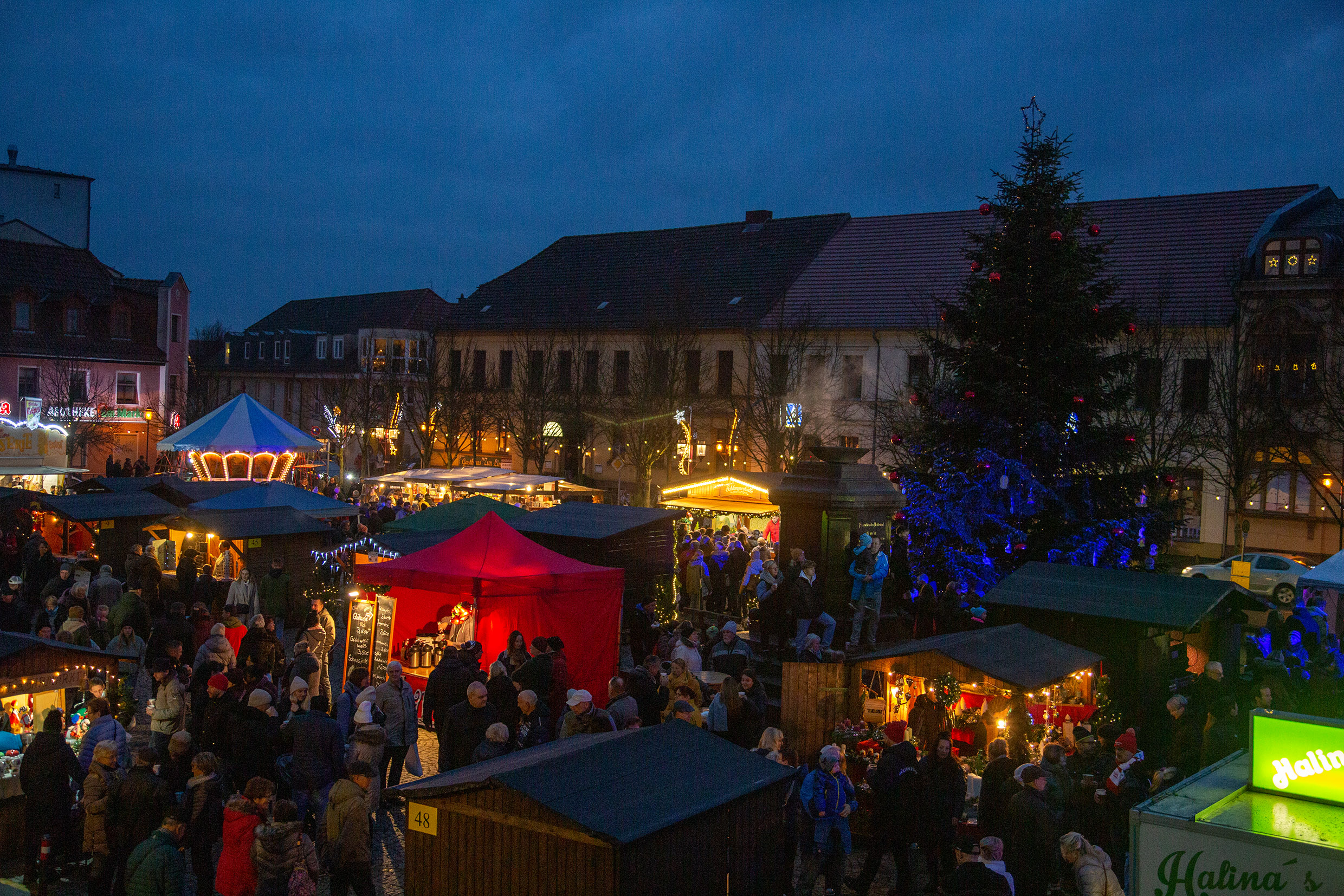 Blick auf dem Marktplatz